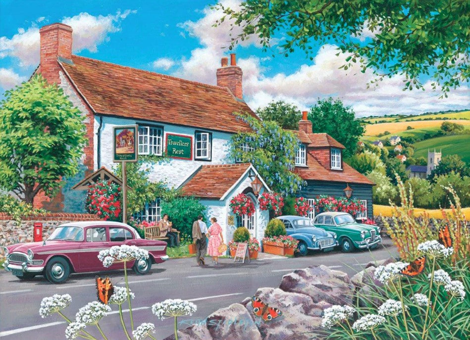 House Of Puzzles Travellers Rest Big 500 Piece Jigsaw Puzzle HP0367