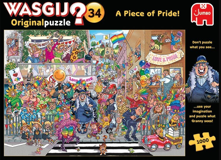 Jumbo Wasgij Original 34 A Piece Of Pride 1000 Piece Jigsaw Puzzle Toys
