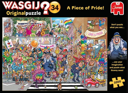 Jumbo Wasgij Original 34 A Piece Of Pride 1000 Piece Jigsaw Puzzle Toys