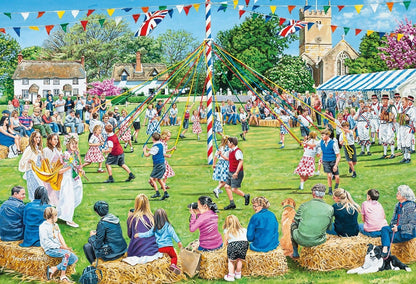 Gibsons Village Celebrations 4 x 500 Piece Jigsaw Puzzle G5051
