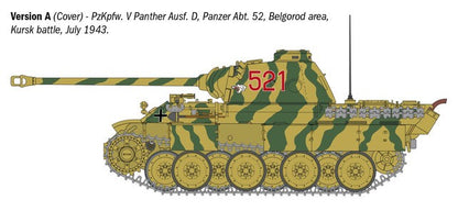 ITALERI 1/35 1:35 Pz. Kpfw. V Panther Ausf. D MILITARY MODEL KIT 90290