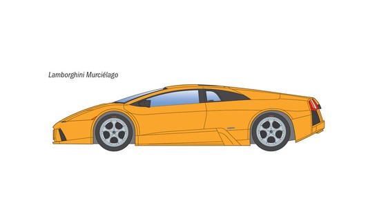 ITALERI 1:24 1/24 Lamborghini Murciélago Model Car Kit 3672