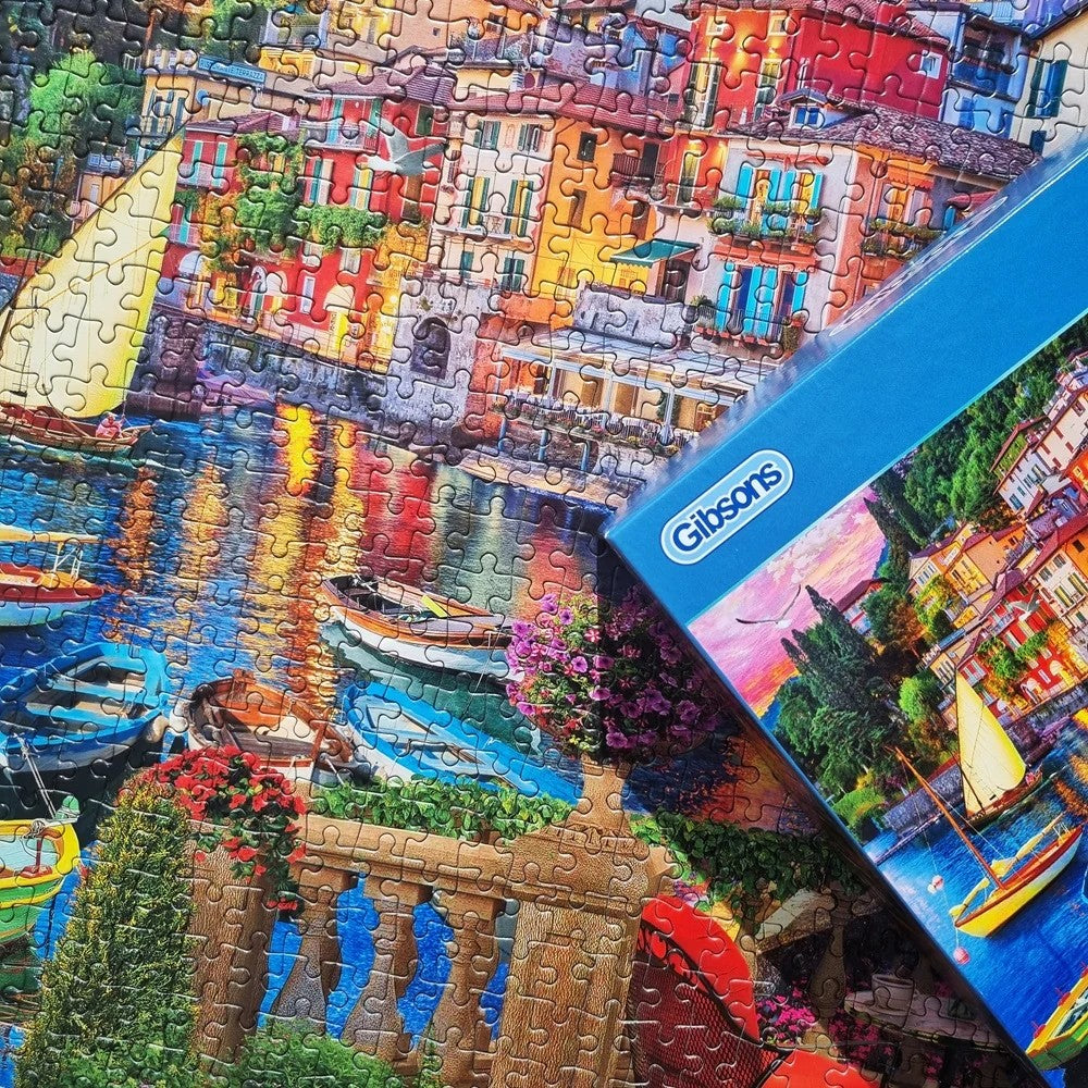 Gibsons Games Lake Como 1000 Piece Jigsaw Puzzle Toys G6387