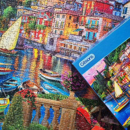 Gibsons Games Lake Como 1000 Piece Jigsaw Puzzle Toys G6387