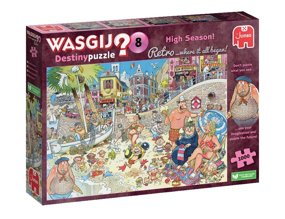 Jumbo Wasgij Retro Destiny 8 High Season 1000 Piece Jigsaw Puzzle Toys