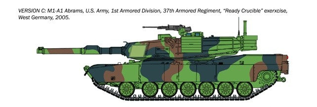 ITALERI 1/35 1:35  M1A1 Abrams SCALE MODEL KIT 35108