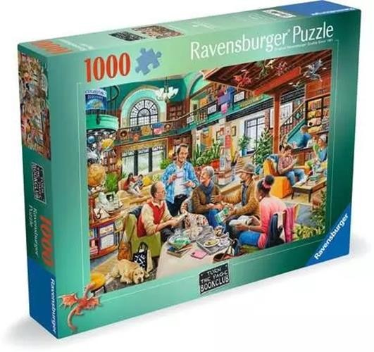 Ravensburger "Turn The Page" Bookclub 1000 Piece Jigsaw Puzzle Toys