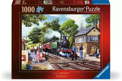 Ravensburger A Country Station 1000 Piece Jigsaw Puzzle Toys