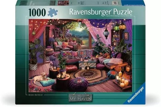 Ravensburger My Haven No 12: Boho Retreat 1000 Piece Jigsaw Puzzle