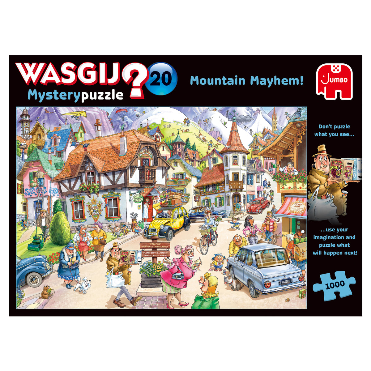 Jumbo Wasgij Mystery 20 Mountain Mayhem 1000 Piece Jigsaw Puzzle Toys