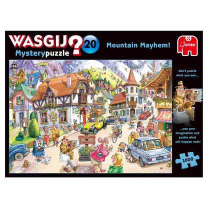 Jumbo Wasgij Mystery 20 Mountain Mayhem 1000 Piece Jigsaw Puzzle Toys