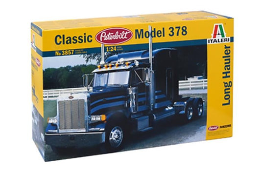 ITALERI 1:24 1/24 CLASSIC PETERBILT 378 "Long Hauler" SCALE MODEL KIT 3857