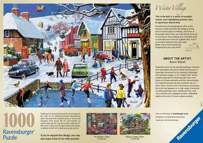 Ravensburger Leisure Days No 3 The Winter Village 1000 Piece Jigsaw Puzzle Toys