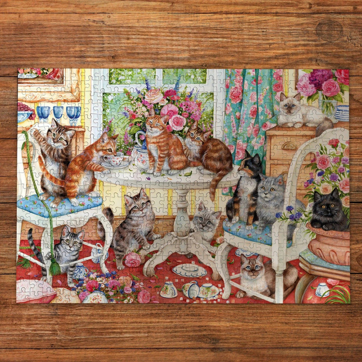 Gibsons Tails From The Tea Party 500 Piece Jigsaw Puzzle G3176