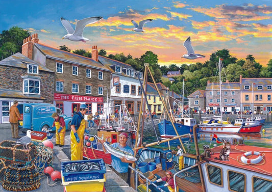 House Of Puzzles Catch Of The Day Big 500 Piece Jigsaw Puzzle Toys HP0722