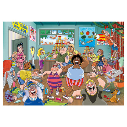 Jumbo Wasgij Original 36 New Years Resolutions 1000 Piece Jigsaw Puzzle 25000