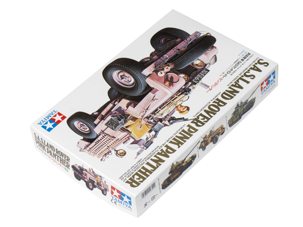 Tamiya Model Kit 1/35 SAS British Pink Panther Vehicle Model Kit Toys 35076