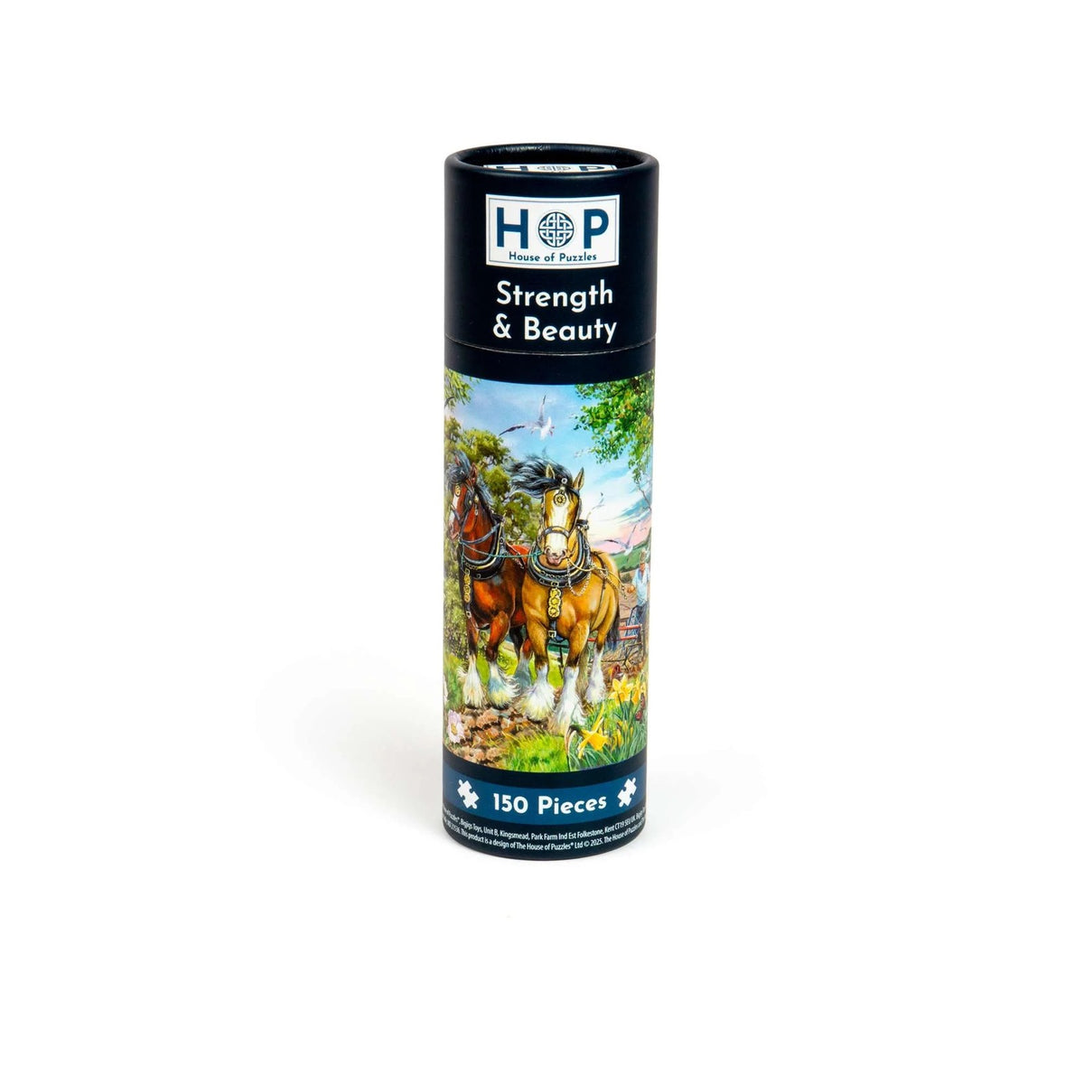 House Of Puzzles Strength & Beauty Tube 150 Piece Jigsaw Puzzle Toys HP0801