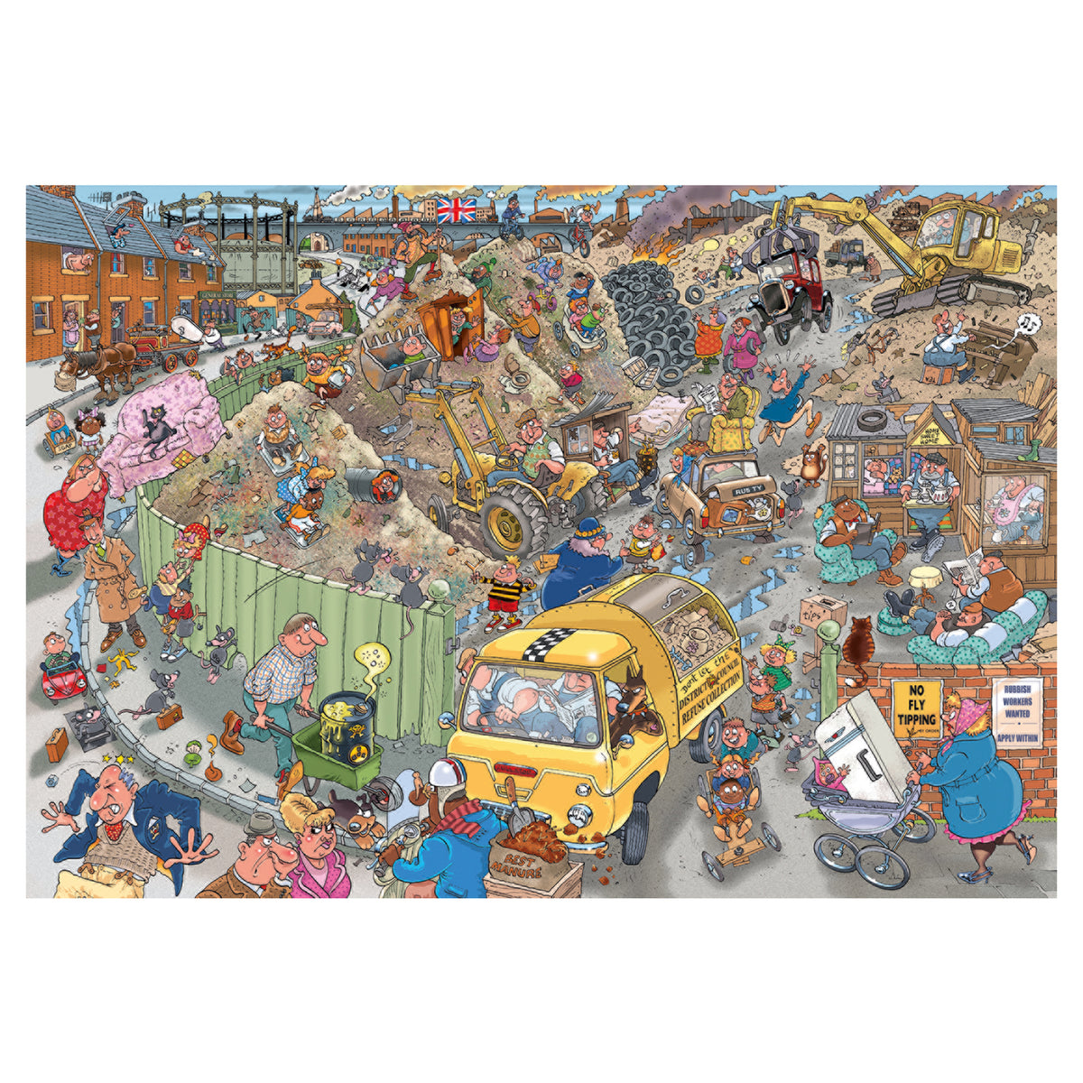Jumbo Wasgij Destiny 22 Trip To The Tip 1000 Piece Jigsaw Puzzle Toys