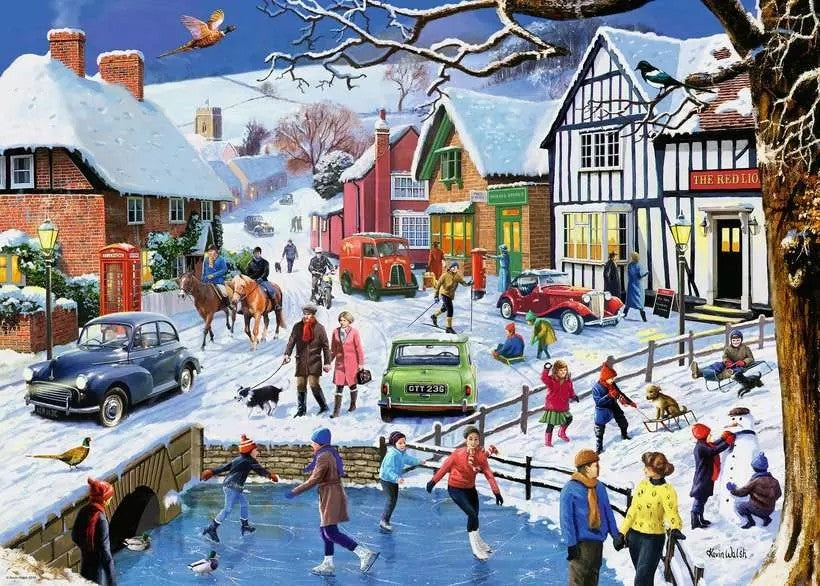 Ravensburger Leisure Days No 3 The Winter Village 1000 Piece Jigsaw Puzzle Toys