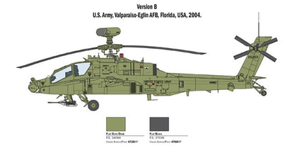 ITALERI 1/48 1:48 British Army Air Corps AH-64D APACHE LONGBOW Model Kit 2748