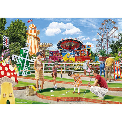 Gibsons Games Wish You Were Here 4 x 500 Piece Jigsaw Puzzle Toys G5059