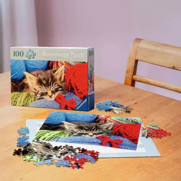 Ravensburger Wool Cat 100 XL Piece Jigsaw Puzzle Toys