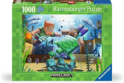 Ravensburger Minecraft Mosaic 1000 Piece Jigsaw Puzzle Toys