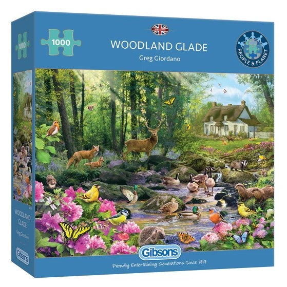 Gibsons Games Woodland Glade 1000 Piece Jigsaw Puzzle Toys G6370