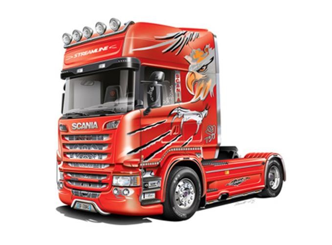 ITALERI 1:24 SCANIA R370 STREAMLINE 4X2 SCALE MODEL KIT 3906