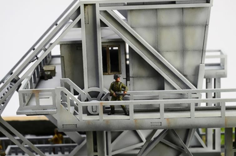 ITALERI 1:72 1/72 Pegasus Bridge Glider Assault MODEL SCENE KIT 6194