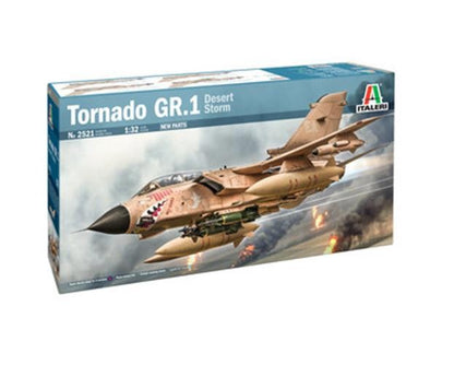 ITALERI 1/32 1:32 Tornado GR.1 Desert Storm RAF Aircraft MODEL KIT 2521