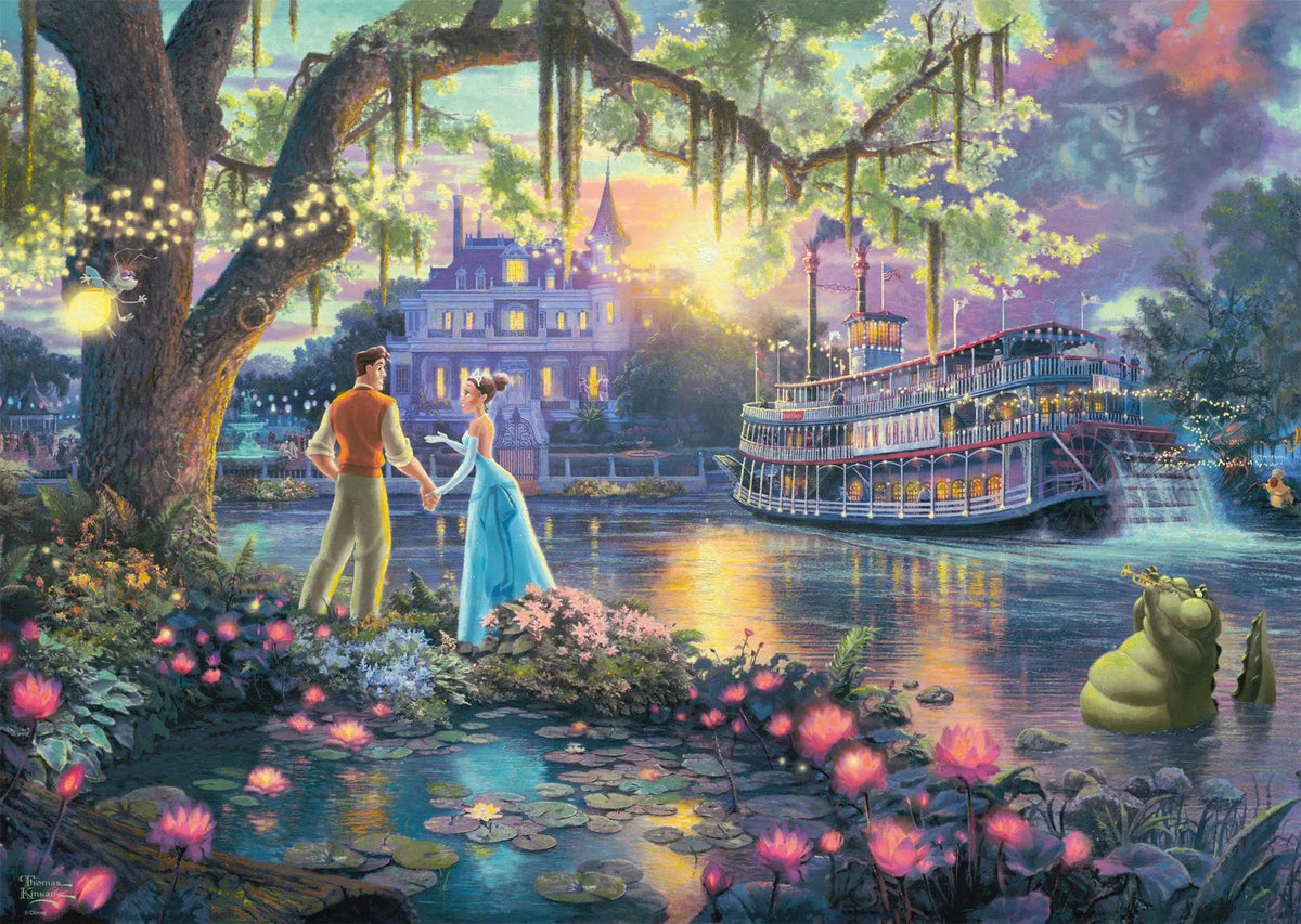 Schmidt Thomas Kinkade: Disney The Princess & The Frog 1000 Piece Jigsaw Puzzle