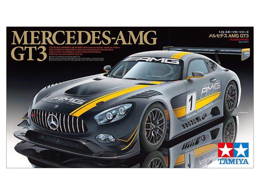 Tamiya Model Kit Mercedes AMG GT3 Car Model Kit Toys 24345