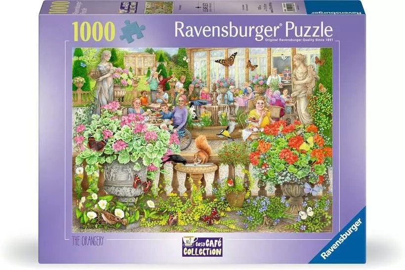 Ravensburger Cosy Cafe No.2, The Orangery Cafe 1000 Piece Jigsaw Puzzle
