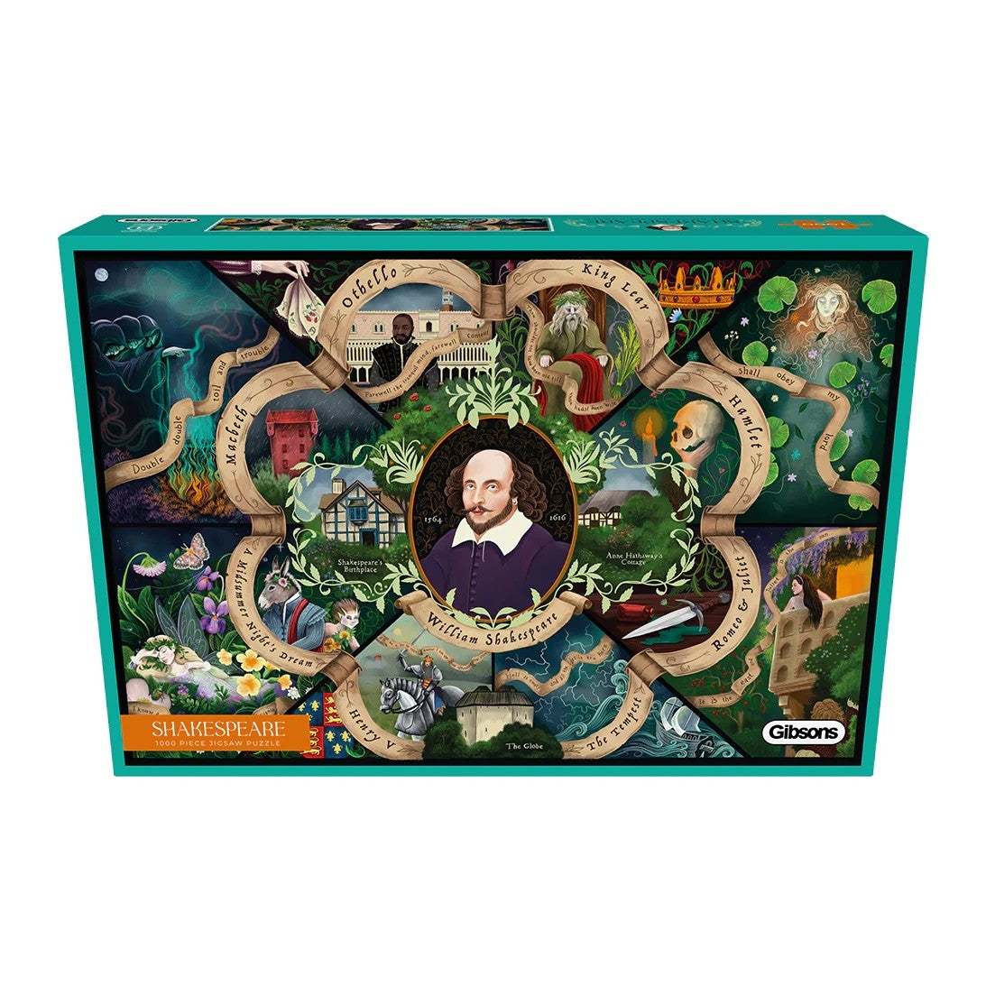 Gibsons Shakespeare 1000 Piece Jigsaw Puzzle G7170