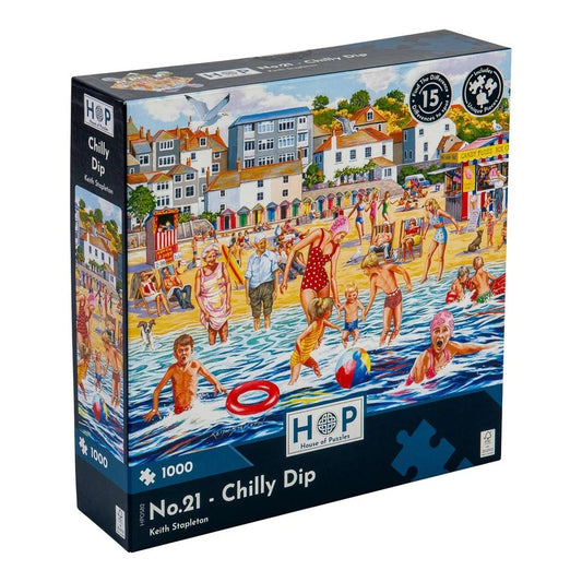 House Of Puzzles Chilly Dip 1000 Piece Jigsaw Puzzle Toys HP0582