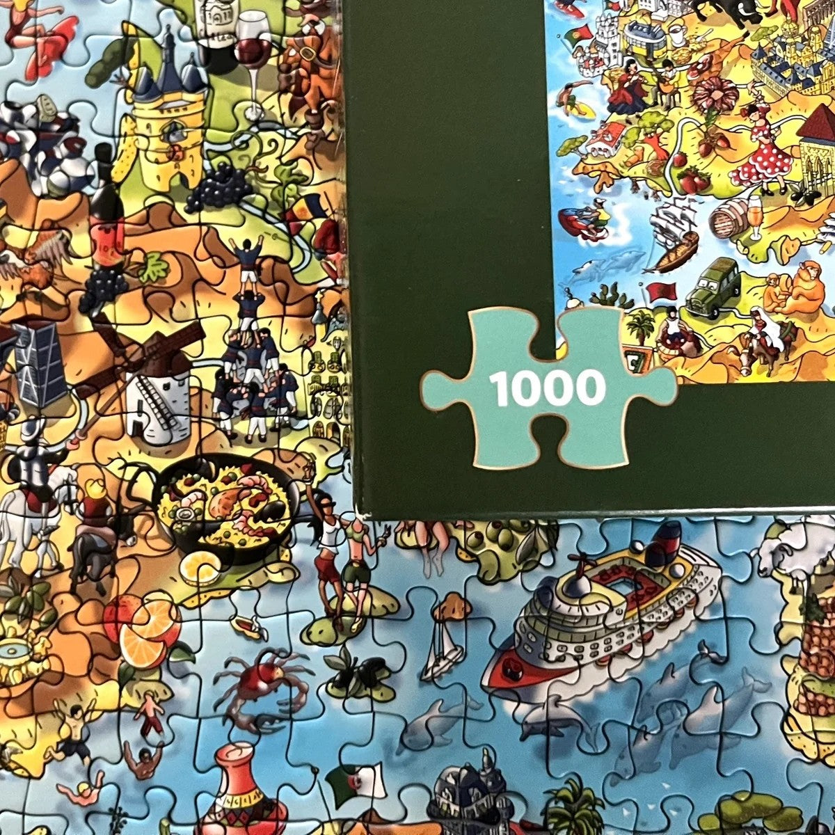Gibsons Games This Is Europe 1000 Piece Jigsaw Puzzle Toys G7113