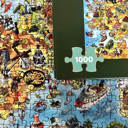 Gibsons Games This Is Europe 1000 Piece Jigsaw Puzzle Toys G7113