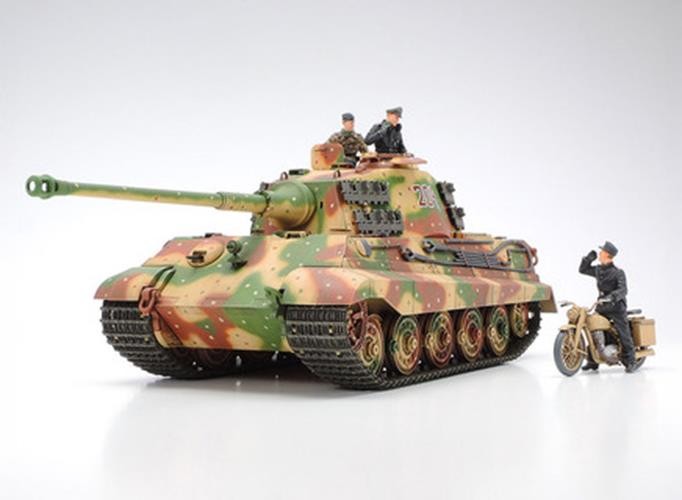 Tamiya 1/35 1:35 German King Tiger Tank (Ardennes Front) MILITARY KIT 35252