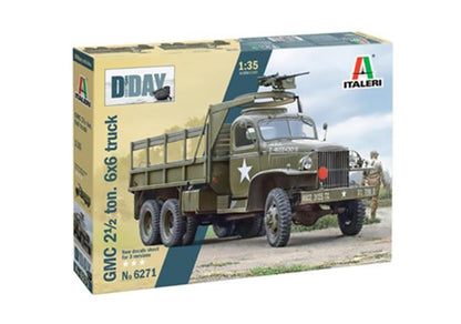 ITALERI 1/35 1:35 GMC 2 1/2 Ton, 6x6 truck RR SCALE MODEL KIT 6271
