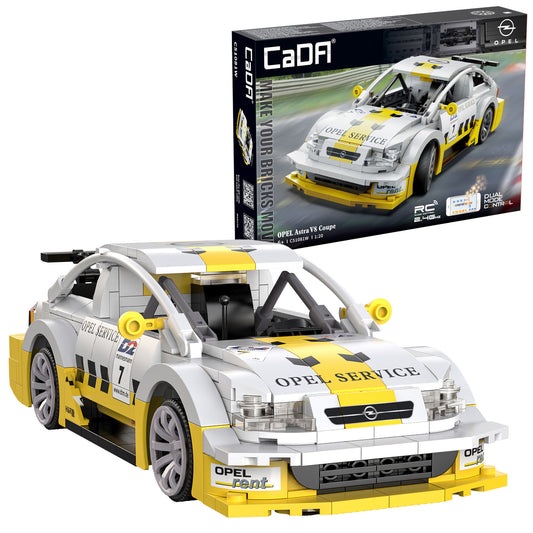 CaDA Building Bricks Opel Astra V8 Coupe 330 Pieces Remote Control C51081W