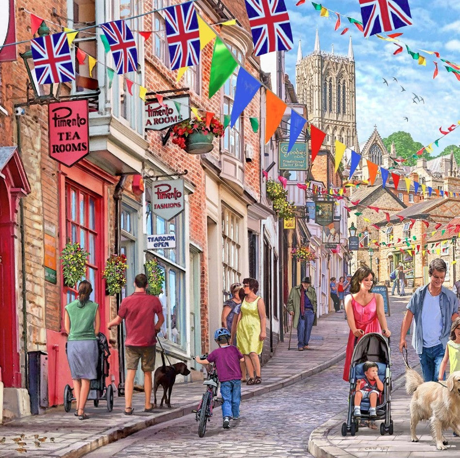 House Of Puzzles Steep Hill 1000 Piece Jigsaw Toys HP0842