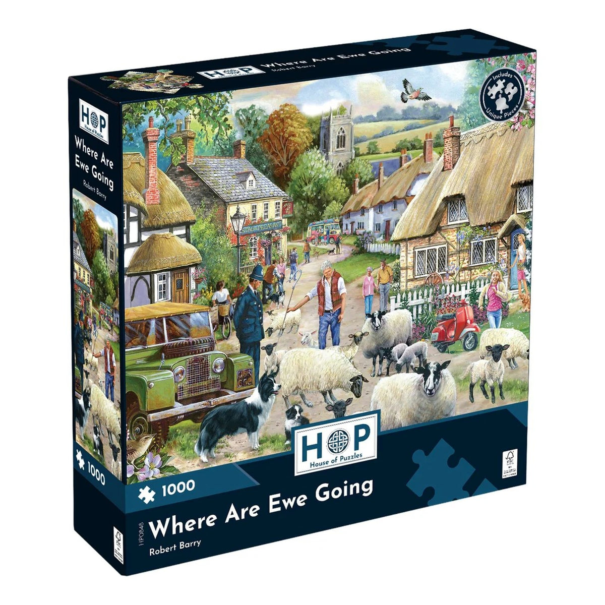 House Of Puzzles Where Are Ewe Going 1000 Piece Jigsaw Puzzle Toys HP0848