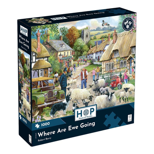 House Of Puzzles Where Are Ewe Going 1000 Piece Jigsaw Puzzle Toys HP0848