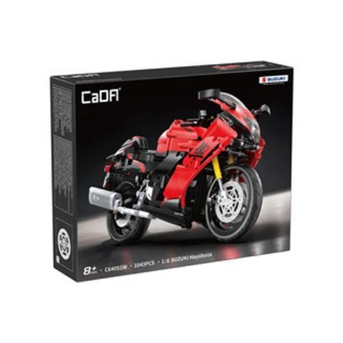 CaDA Building Bricks 1:6 Suzuki Hayabusa Motorbike - 1043 C64051W