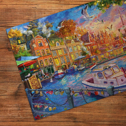 Gibsons Games Harbour Reflections 500 Piece Jigsaw Puzzle Toys G3174