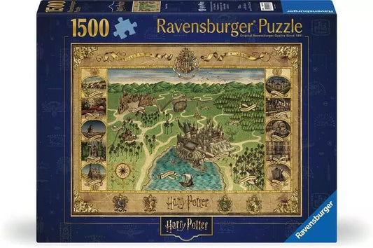 Ravensburger Hogwarts Map 1500 Piece Jigsaw Puzzle Toys
