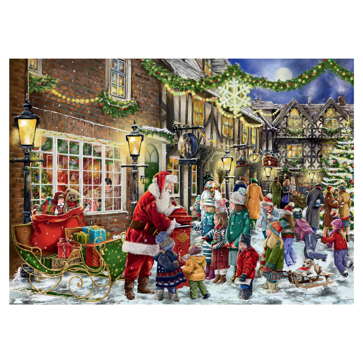 Jumbo Falcon Letters For Santa 2 x 1000 Piece Jigsaw Puzzle Toys Christmas