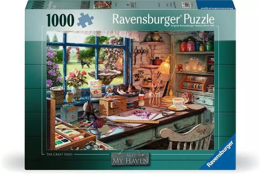 Ravensburger My Haven No.1 The Craft Shed 1000 Piece Jigsaw Puzzle Toys